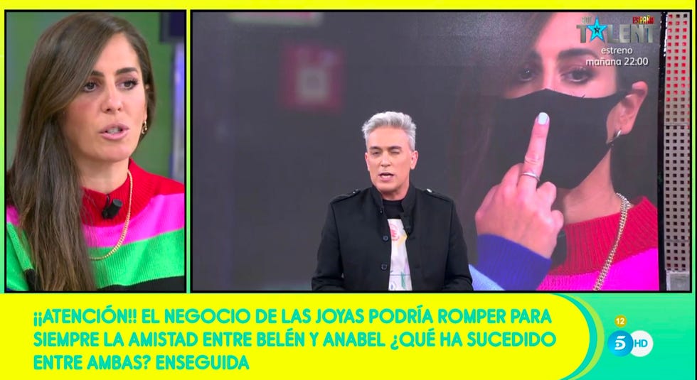 anabel pantoja explica el por qué de su peineta en 'sálvame'