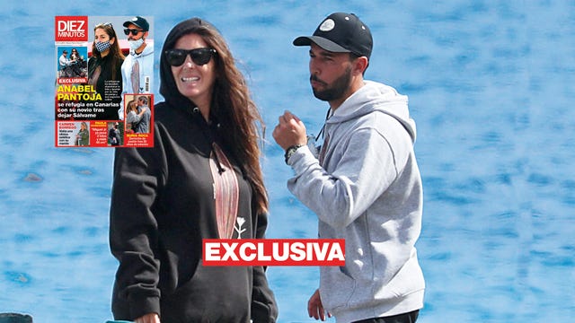 anabel pantoja y su novio omar sánchez, su vida en canarias en la portada de diez minutos