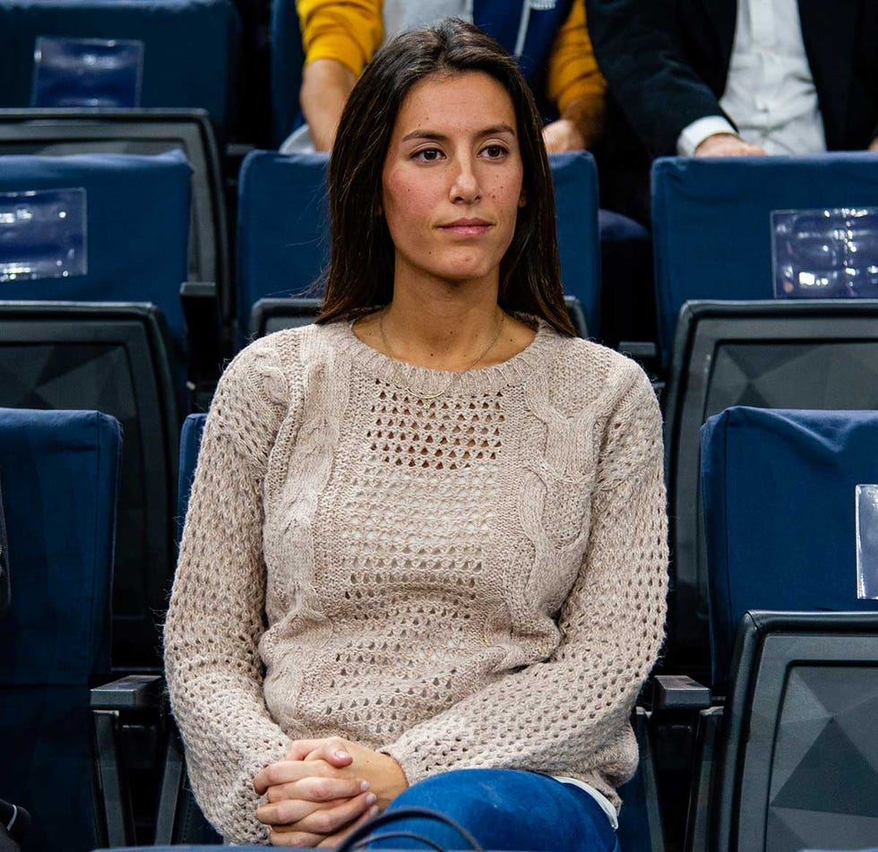 Ana Boyer, embarazada de su primer hijo, acude el pasado 31 de octubre a un torneo de tenis