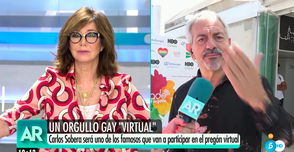ana rosa quintana pone nervioso a carlos sobera con un comentario picarón