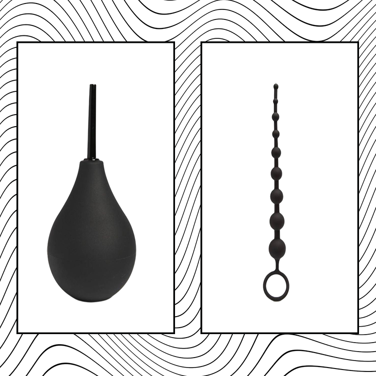 Anal Bead Use Of Illustration - Anal beads - How to use anal beads