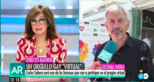 ana rosa quintana pone nervioso a carlos sobera con un comentario
