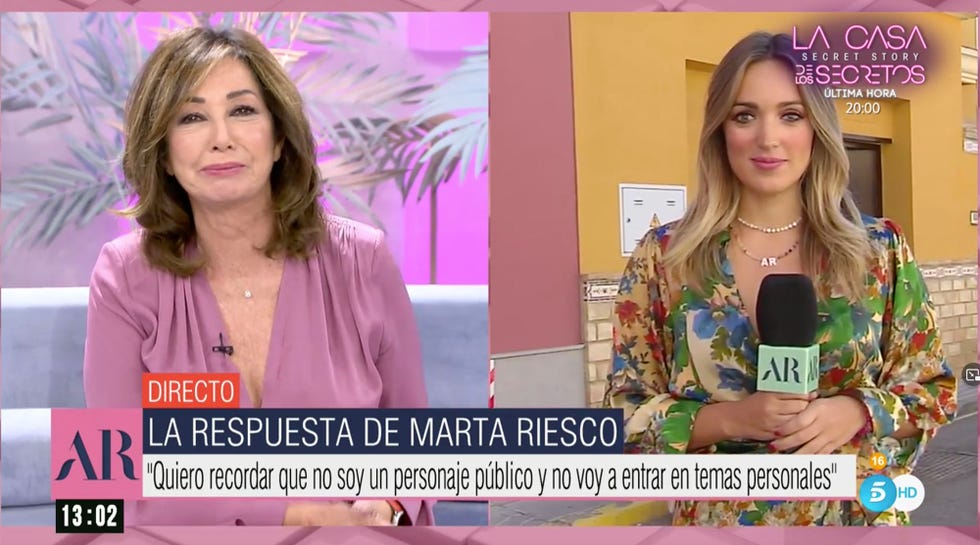 la presentadora da paso a su colaboradora en el programa de telecinco