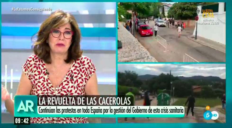 ana rosa quintana se enfada y pide perdón en 'el programa de ana rosa'