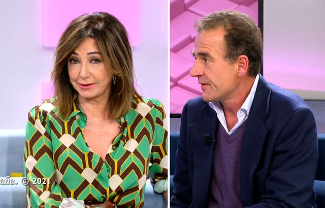 alessandro lequio en el programa de ana rosa, donde colabora desde hace tiempo