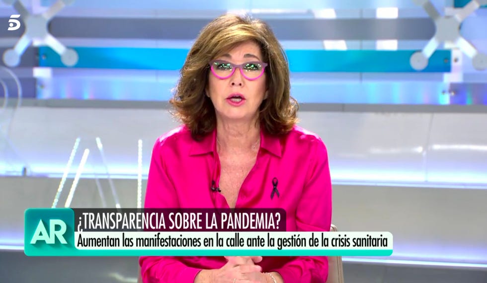 ana rosa quintana desvela su mayor pena durante la cuarentena