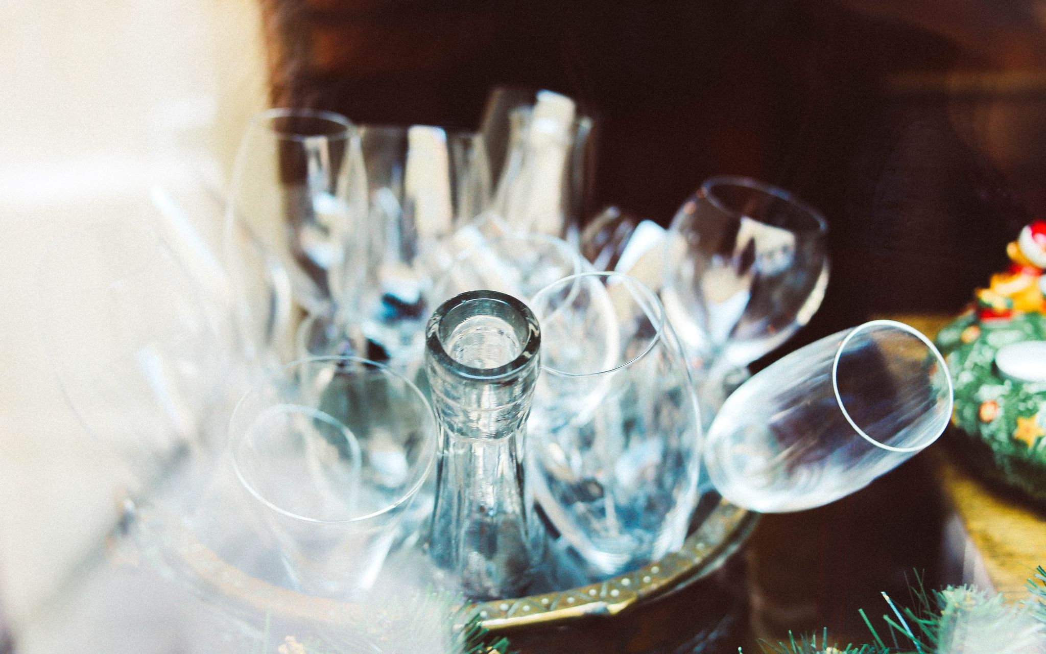 Glass, Glass bottle, Drinkware, Transparent material, Stemware, Photography, Plant, Tableware, Glasses, Wine glass, 