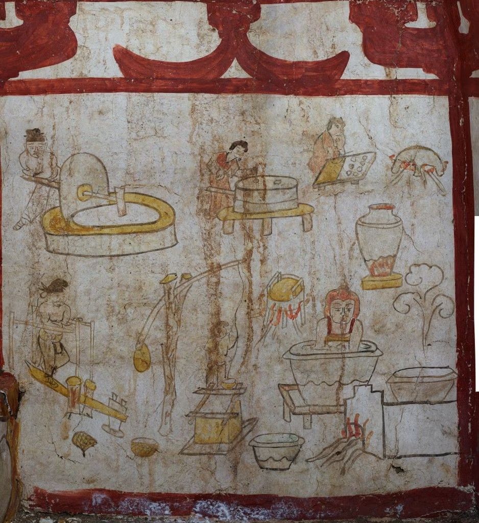 中国・唐時代の壁画に金髪男性の姿が!? 古代シルクロードの