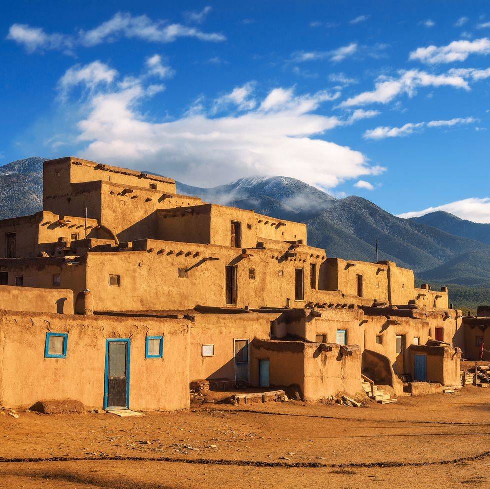 best honeymoon destinations us taos new mexico ancient dwellings of taos pueblo, new mexico