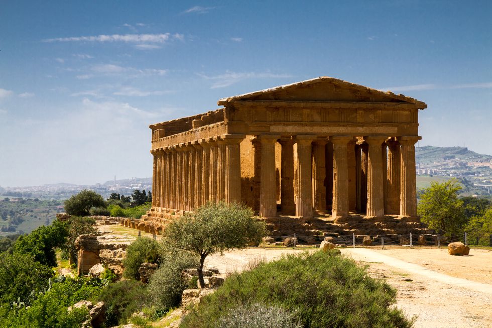 ancient greek temple of concordia
