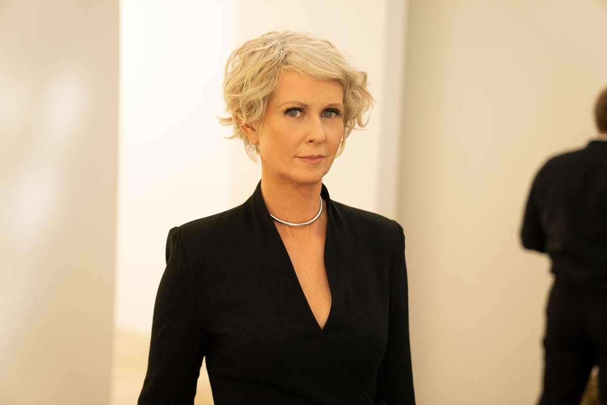 cynthia nixon as miranda hobbs, and just like that