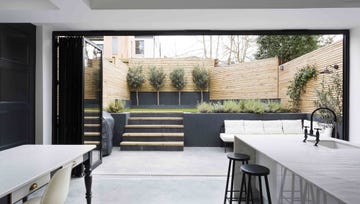 view of garden from extension