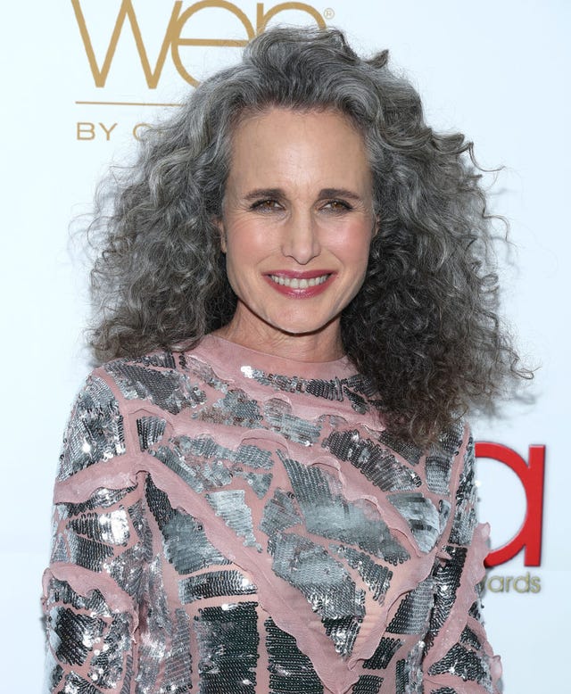 Andie MacDowell, 64, Feels More ‘Real and Honest’ With Gray Hair