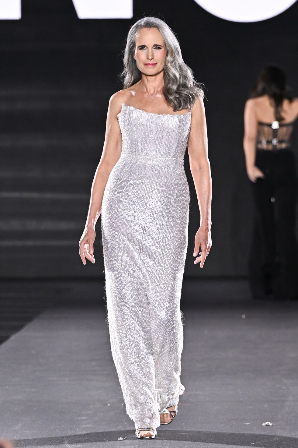 andie macdowell runway