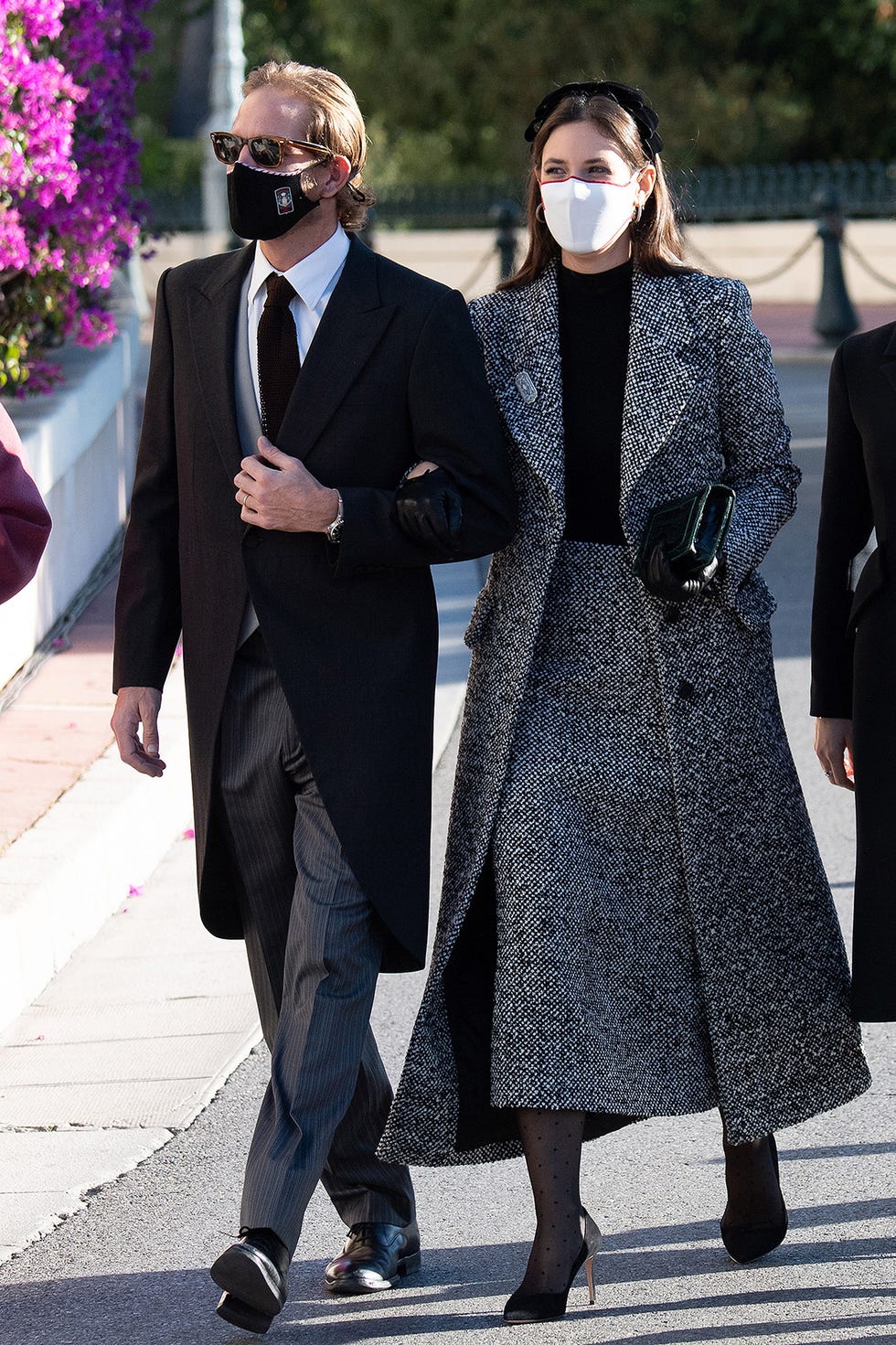 andrea casiraghi y tatiana santo domingo en el día nacional de mónaco 2020