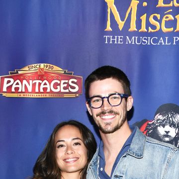 andrea thoma, grant gustin pictured together in 2019