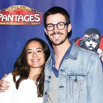 andrea thoma, grant gustin pictured together in 2019