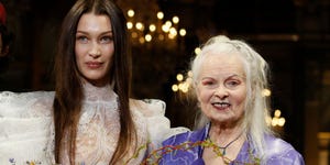 bella hadid and vivienne westwood