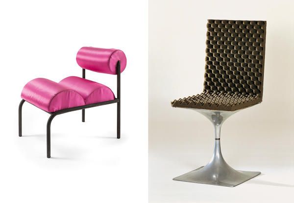 Furniture, Chair, Design, Material property, Table, Armrest, Magenta, Plastic, 