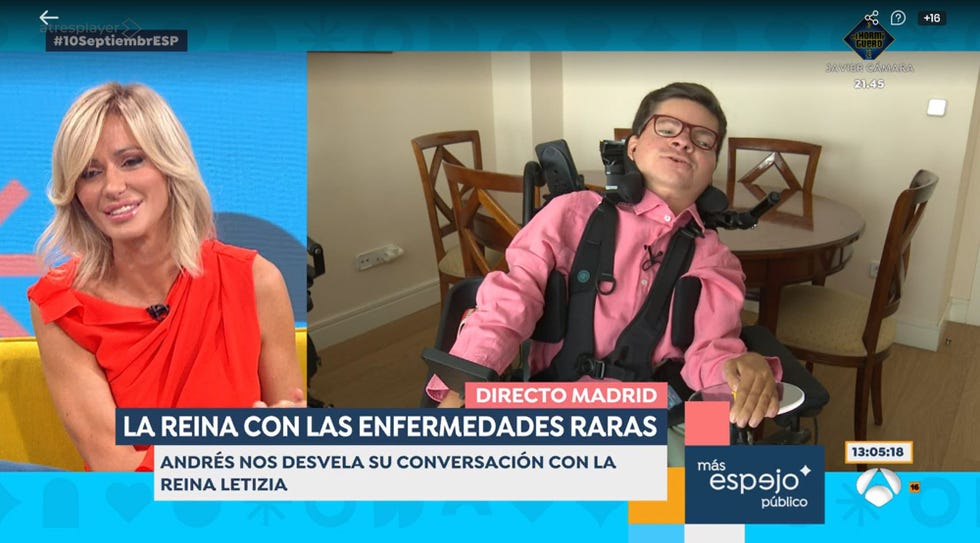 andres marcio habla de su encuentro con la reina letizia
