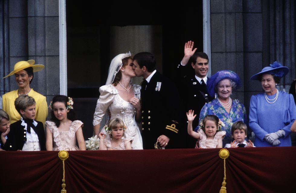 Balcony Kiss of Duke and Duchess of York