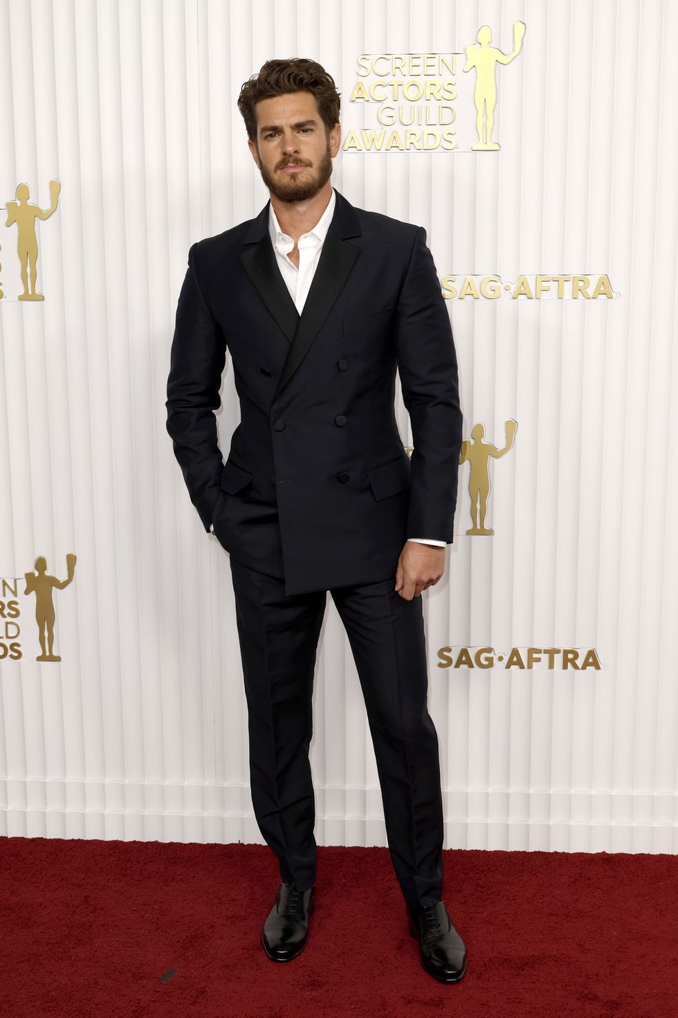 andrew garfield at 29th annual screen actors guild awards arrivals