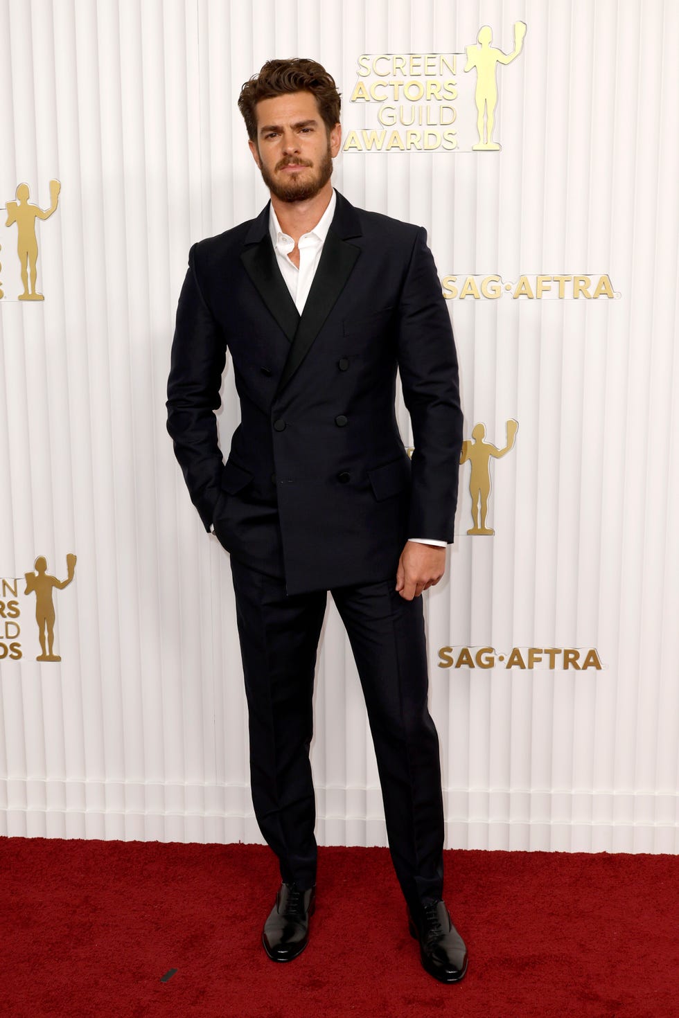 andrew garfield at 29th annual screen actors guild awards arrivals