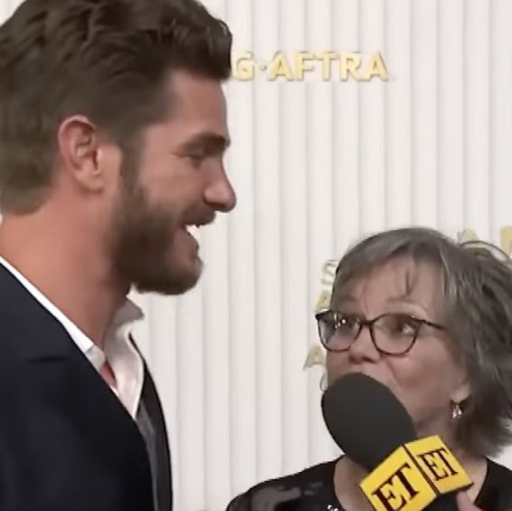 Sally Field Absolutely Lost It on Andrew Garfield After Crashing Her Interview for Epic Reason