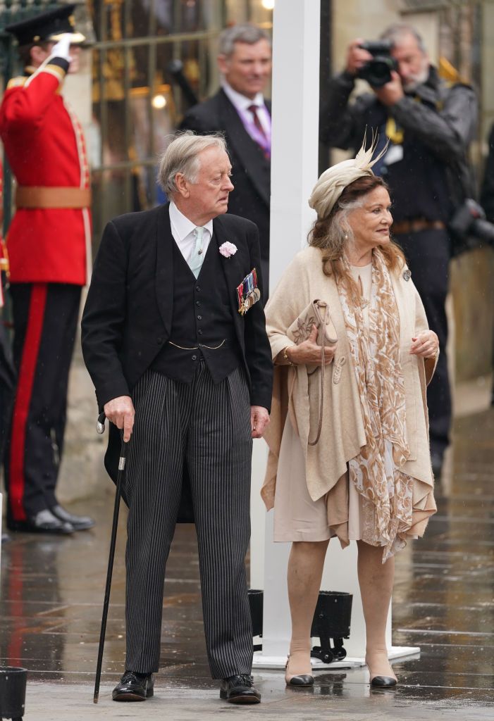 Queen Camilla's Ex-Husband Andrew Parker Bowles Attends Coronation