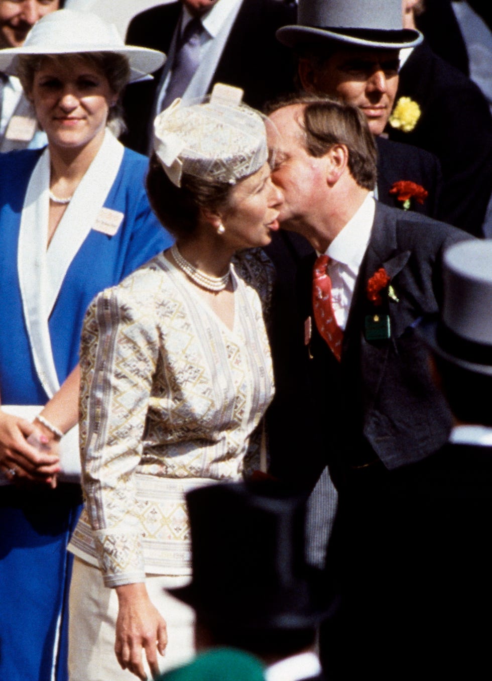 Anne And Parker-bowles Kissing