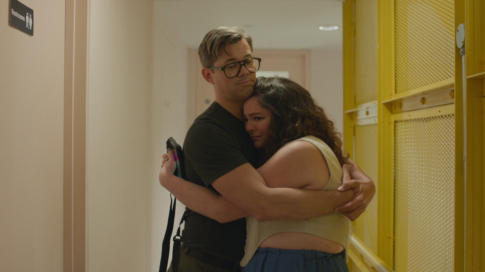 andrew rannells and megan stalter in too much