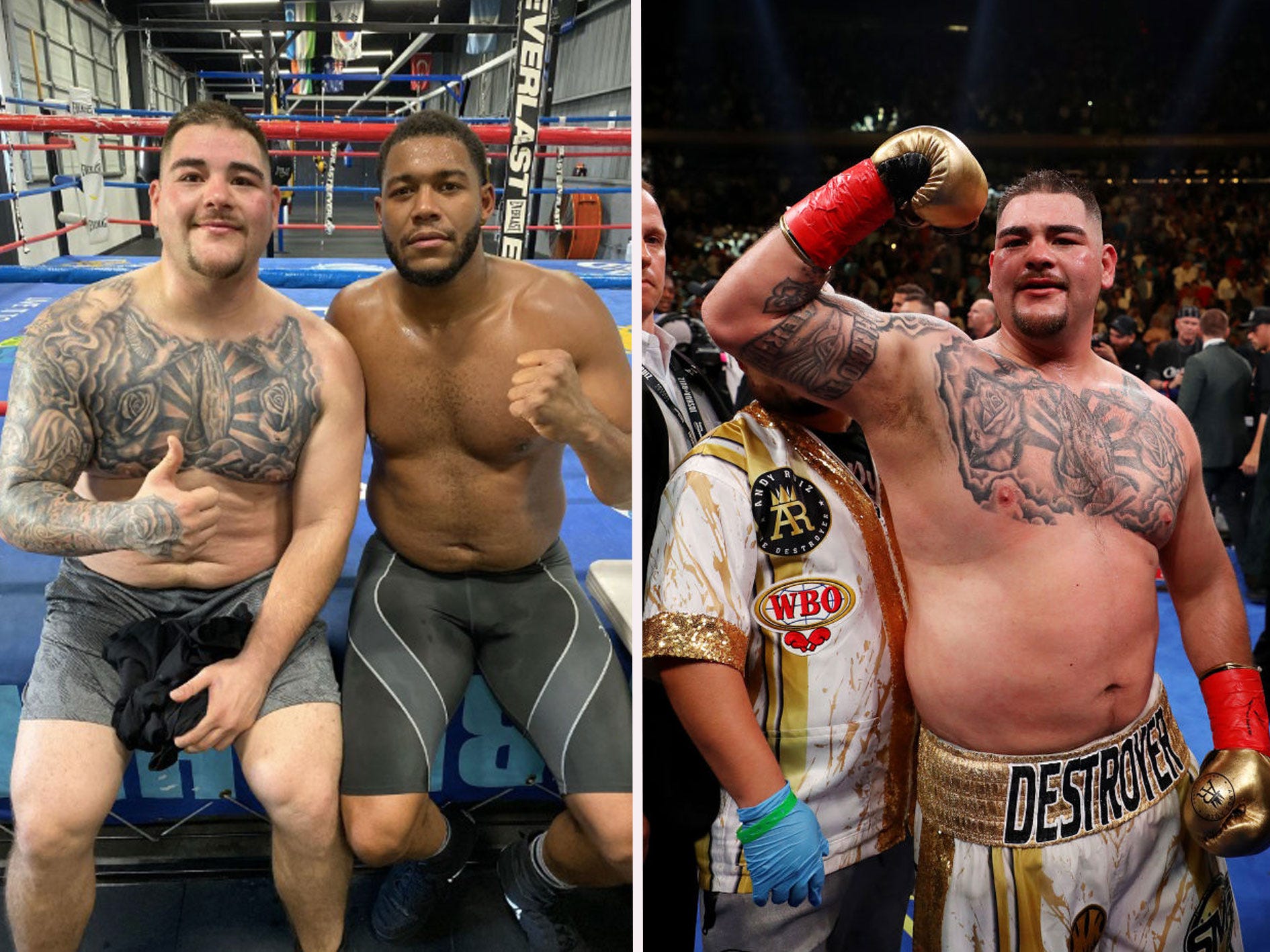 Andy Ruiz сбросил вес