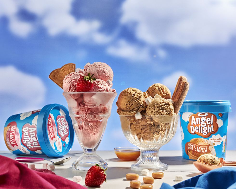 angel delight has launched a range of ice creams