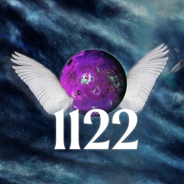 the number 1122 below a winged planet