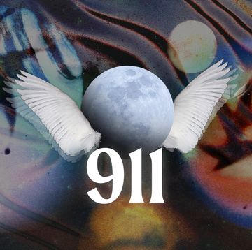 the number 911 under a winged planet