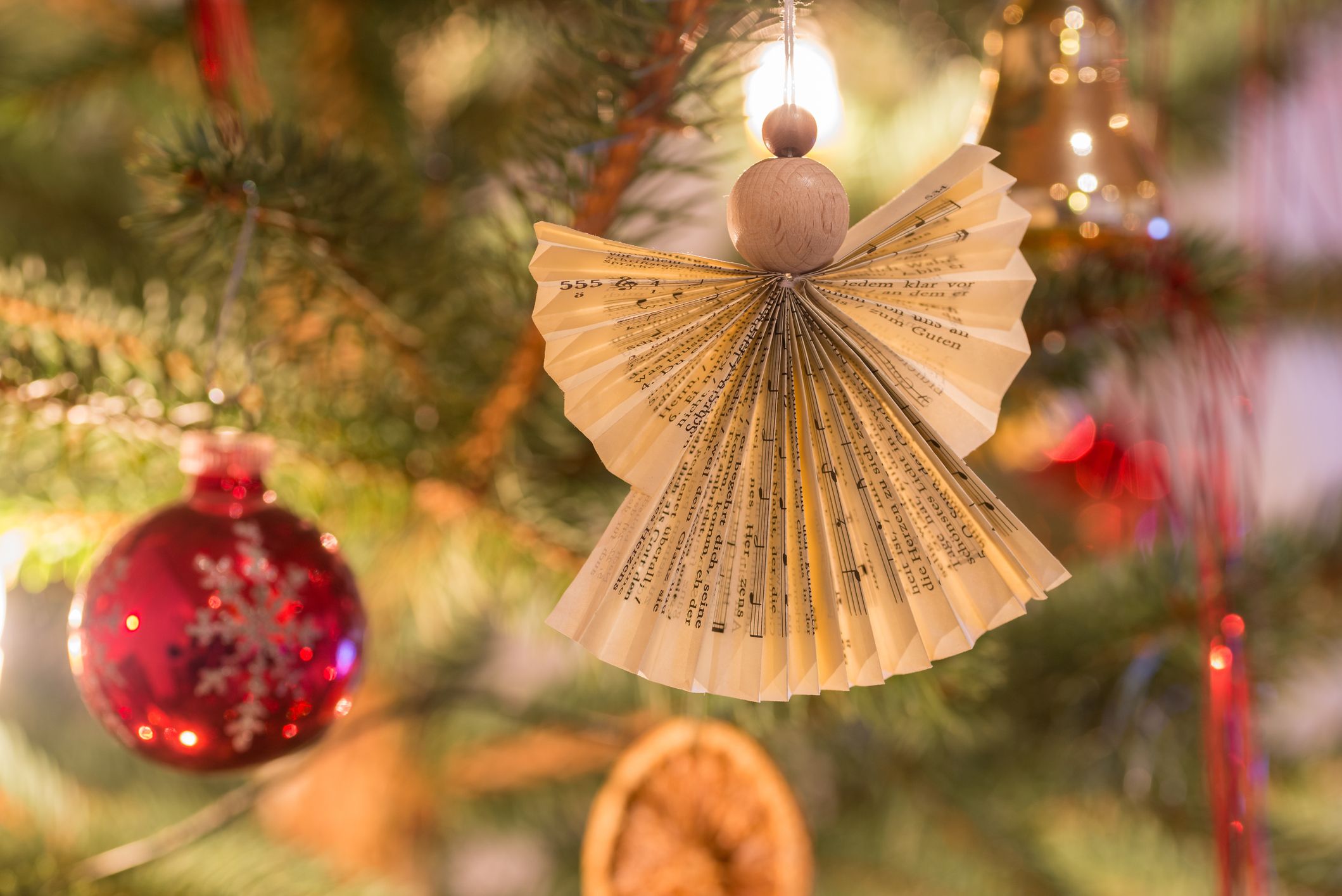 The Holiday Aisle® Handmade Felt Angel Tree Topper/Tabletop Décor,  Turquoise | Wayfair