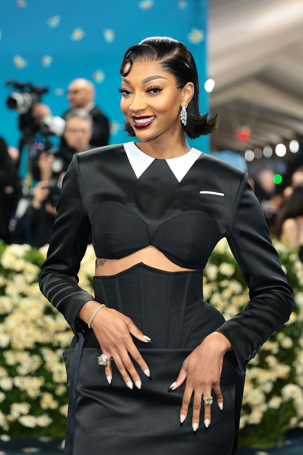 the 2025 met gala celebrating "superfine: tailoring black style" arrivals