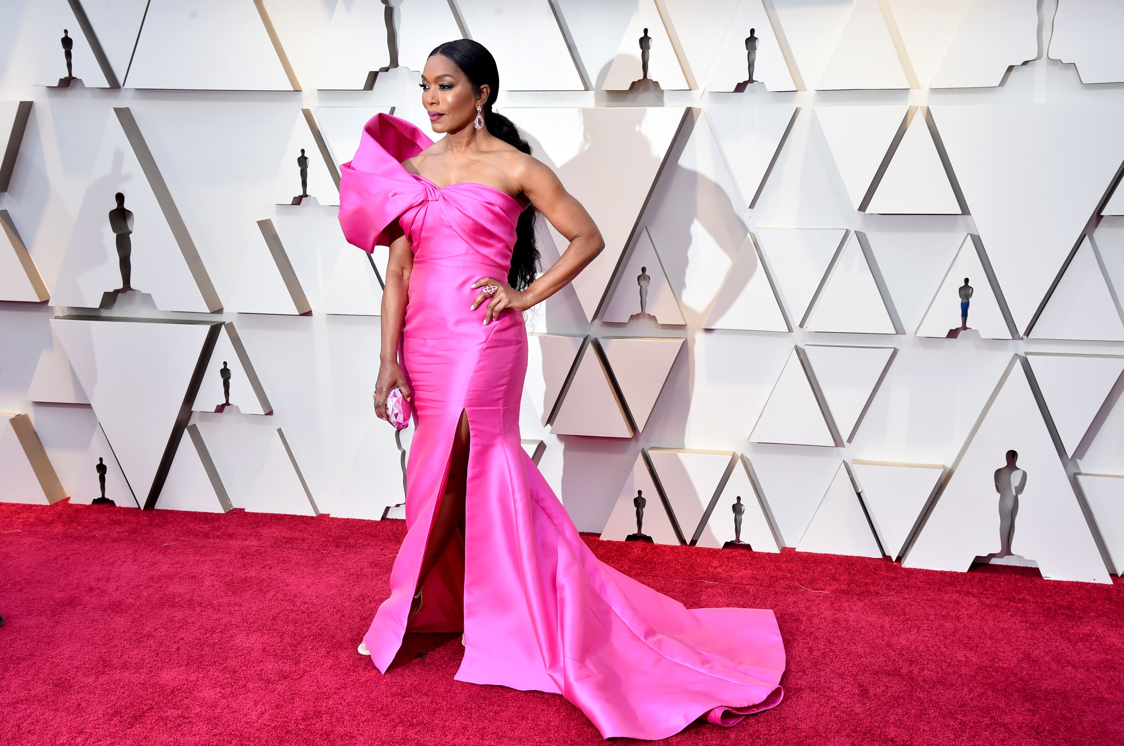 Pink dresses hotsell at oscars 2019