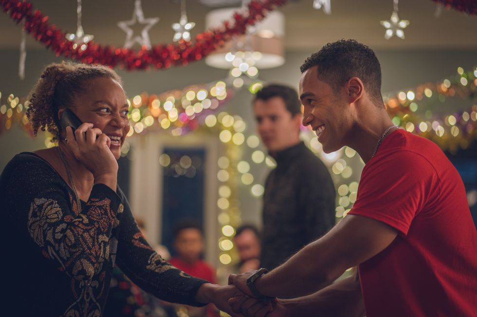 angela griffin, lucien laviscount, your christmas or mine