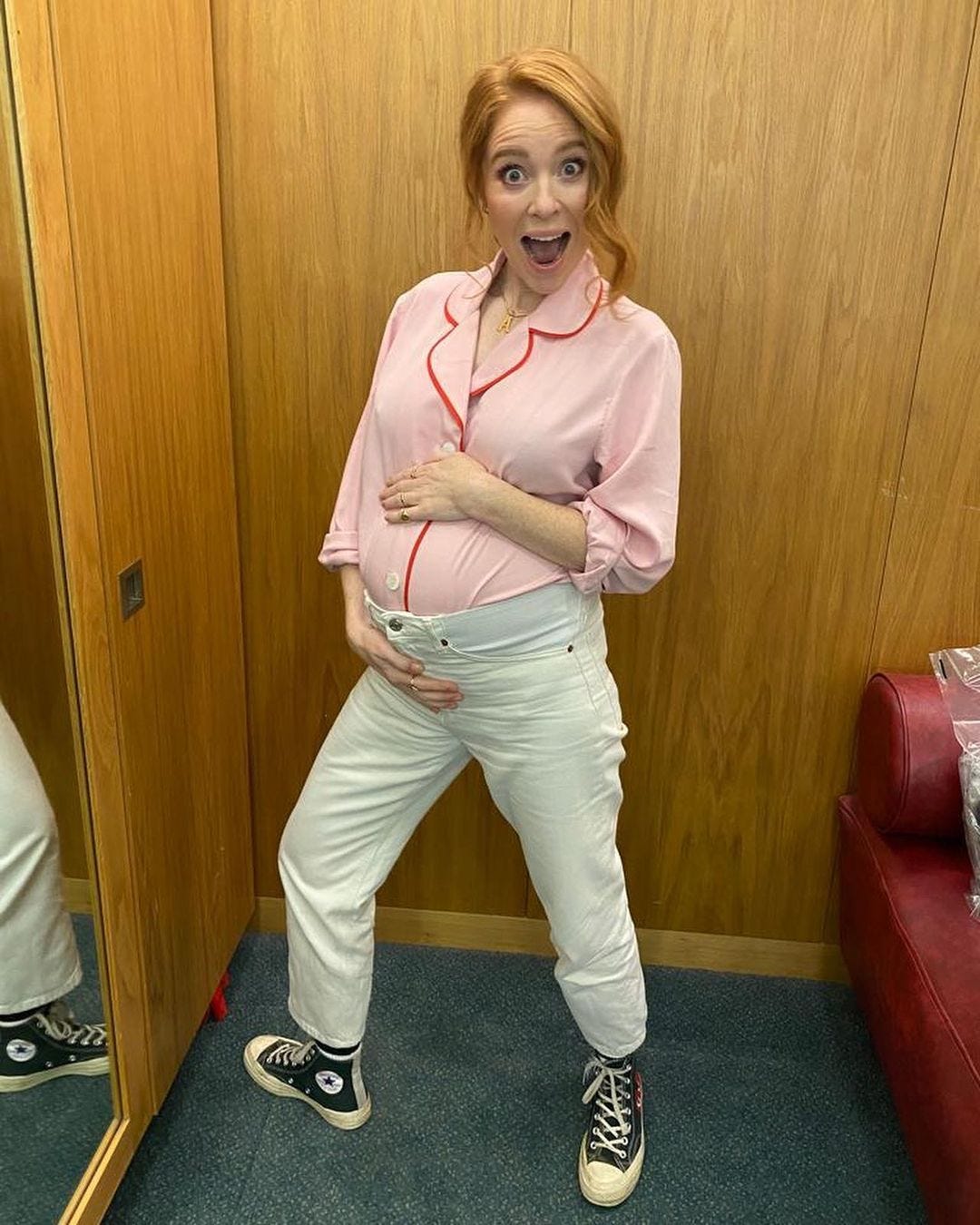angela scanlon pregnant