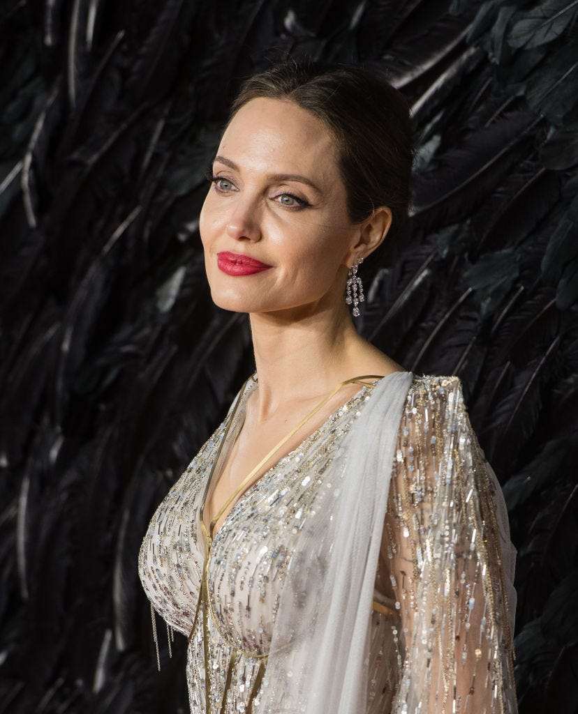 Angelina Jolie appears on the red carpet