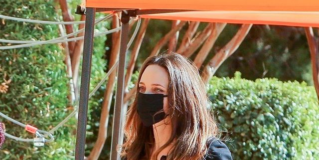 Angelina Jolie Bundles Up in a Luxurious Wrap Coat During Outing