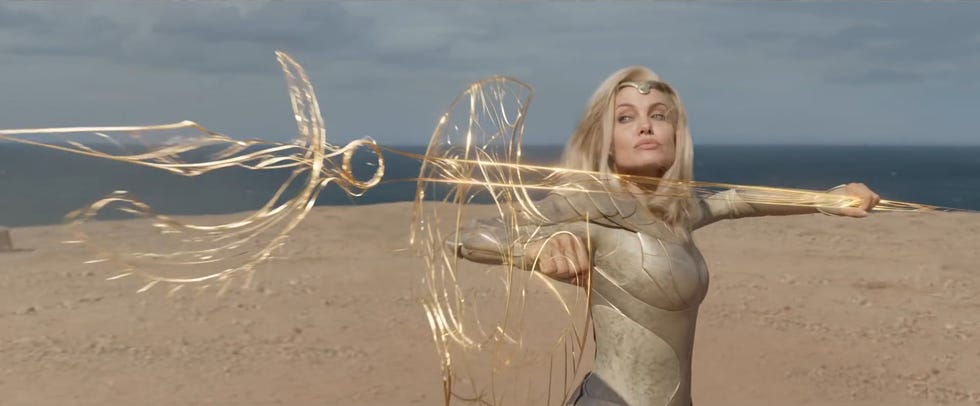 angelina jolie, eternals trailer