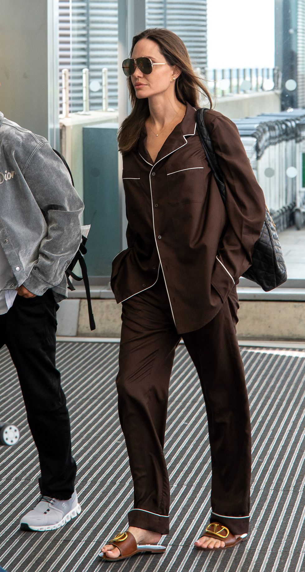Angelina Jolie Shows Off Her Luxe Airport Style in New York City