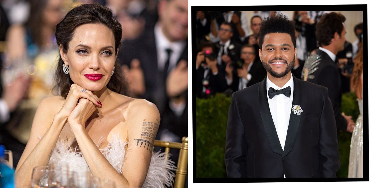 Angelina Jolie and The Weeknd Stepped Out in Matching Black Outfits for  Dinner Date