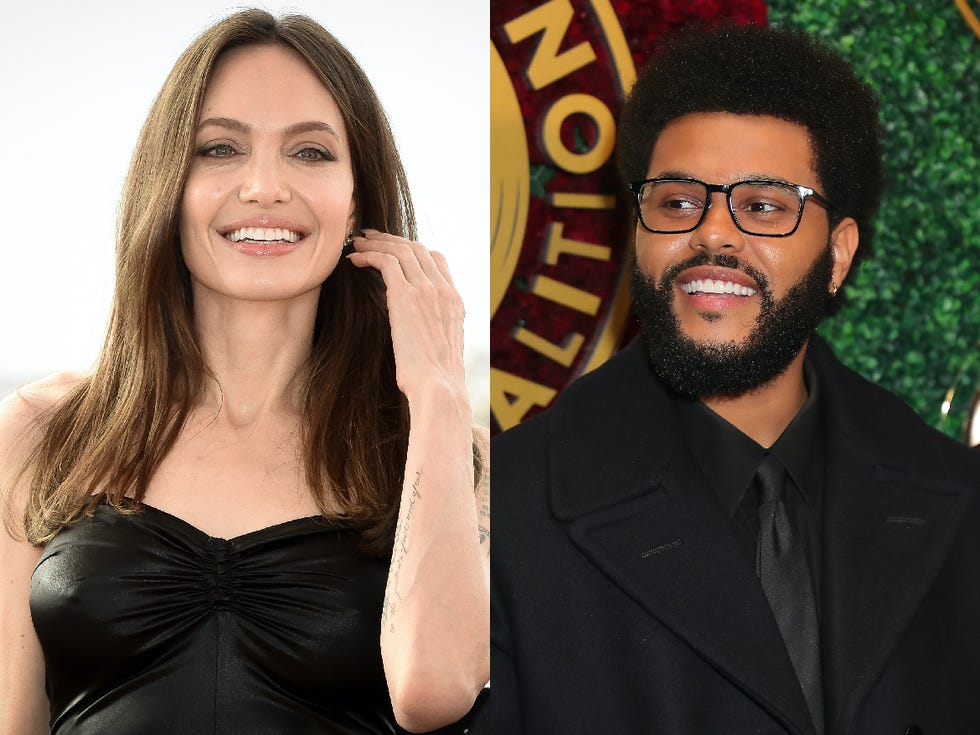 angelina jolie was asked an awkward question about the weeknd