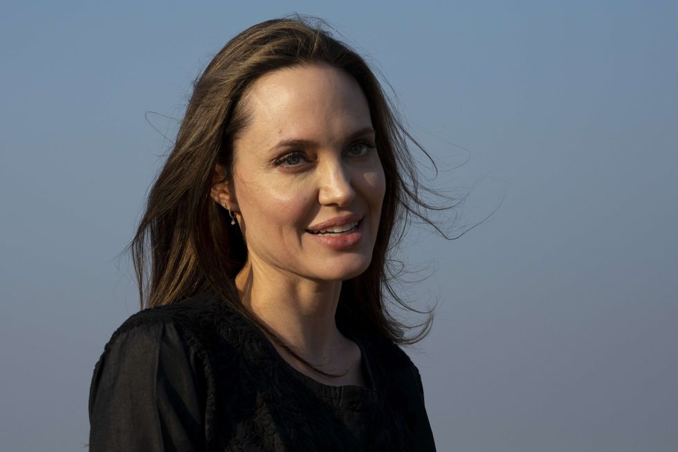 Angelina Jolie US actress and humanitarian a special...