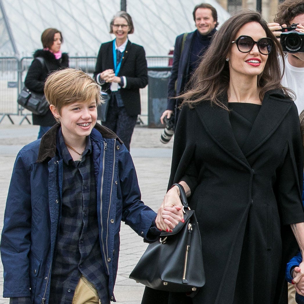 Angelina Jolie opts for all-black outfit while taking daughter Shiloh  shopping in Los Angeles