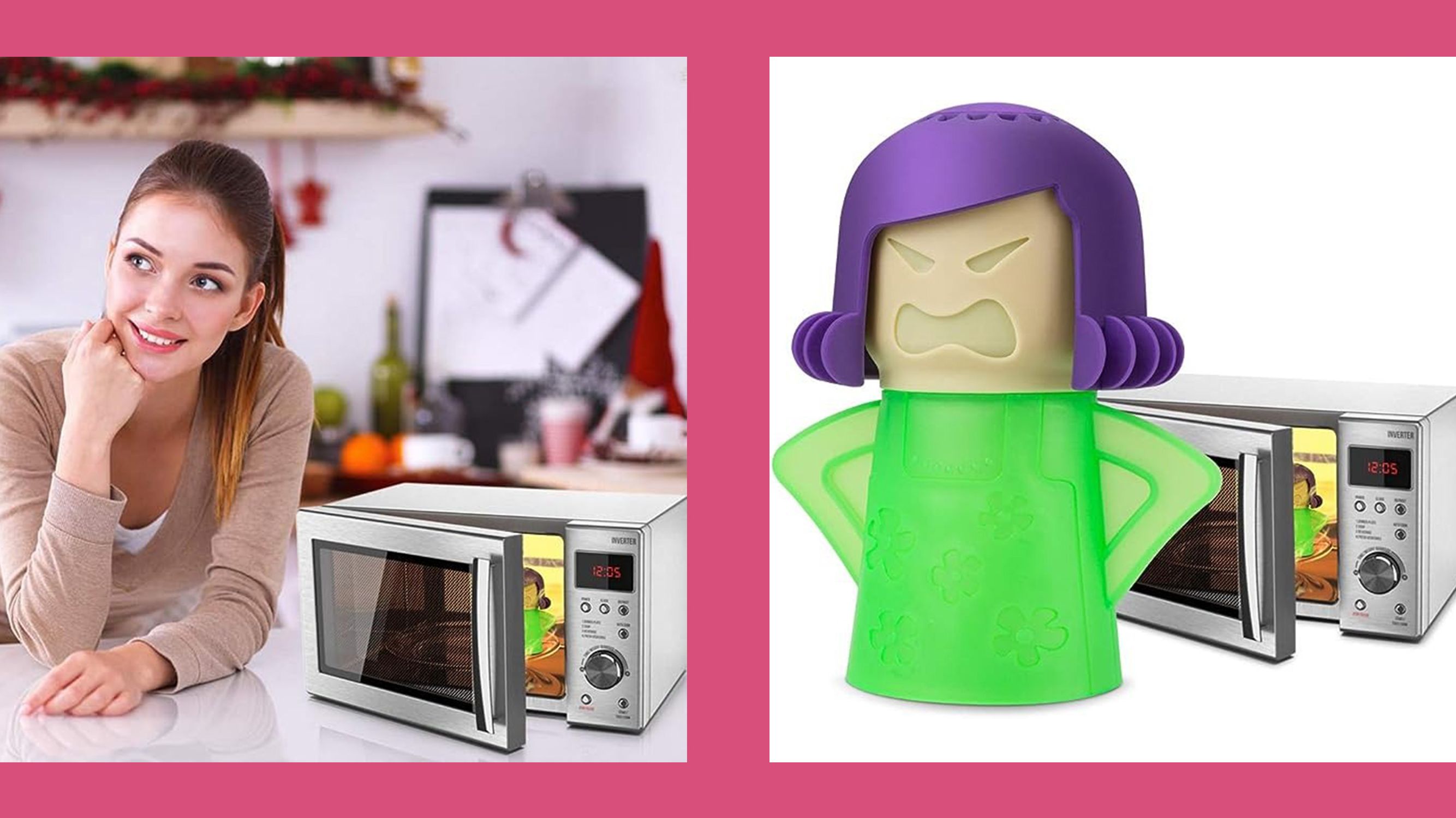 How to Clean a Microwave with Angry Mama