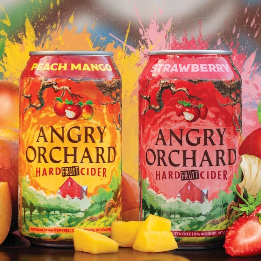 angry orchard peach mango and strawberry hard cider
